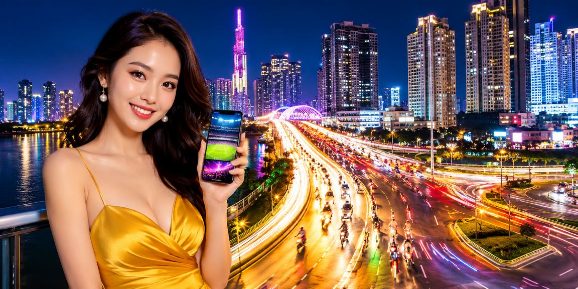 Người chơi cược thể thao mức cao tại Thành phố Hồ Chí Minh dưới ánh đèn neon về đêm