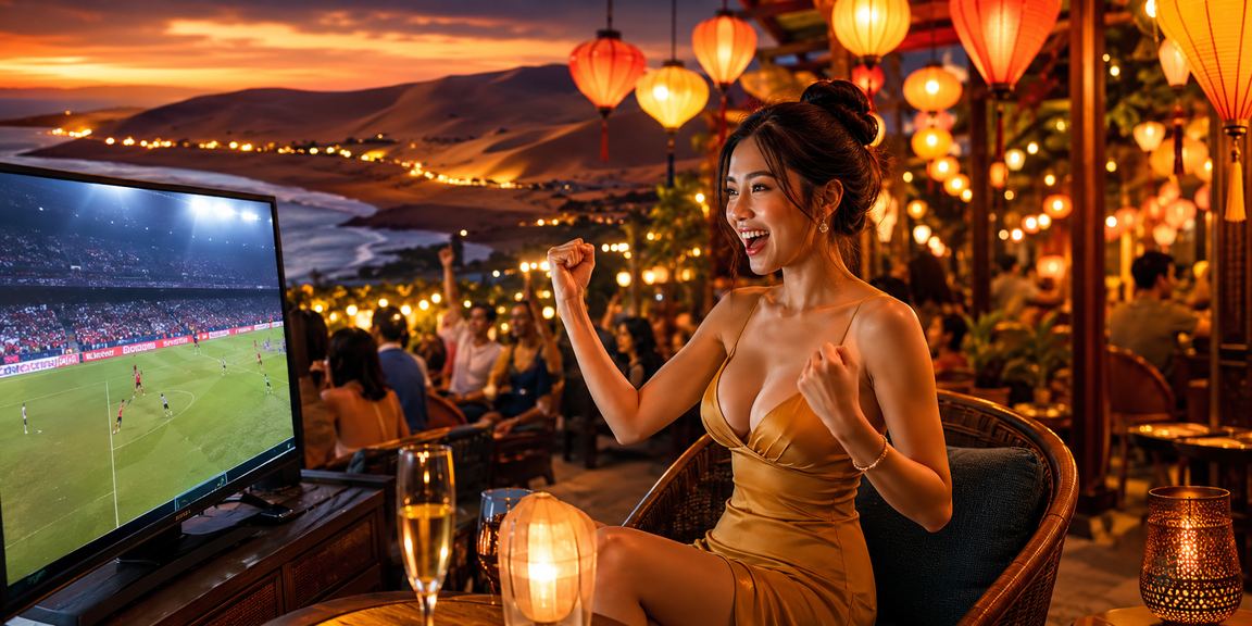 Người hâm mộ thể thao Hội An đặt cược qua điện thoại tại chợ đêm