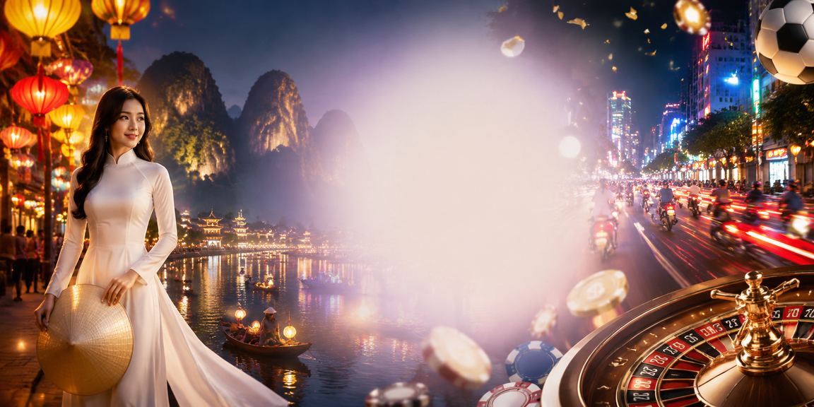 Người chơi Ninh Bình xem khuyến mãi roulette trên điện thoại với áo dài truyền thống